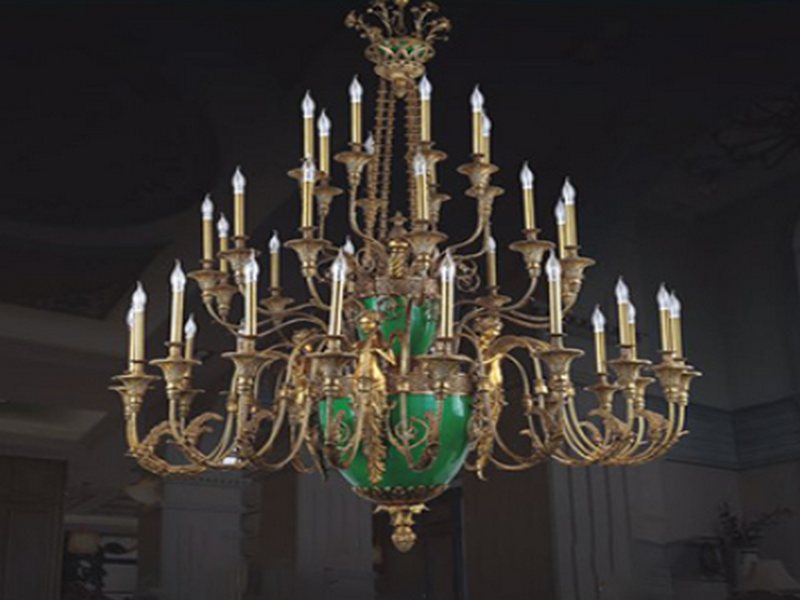 Đặc điểm nổi bật của đèn chùm đồng cổ điển